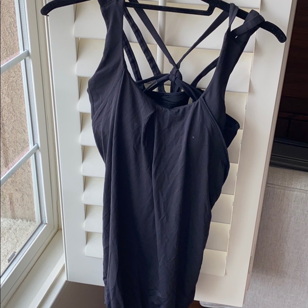 Lululemon top with a build in sports bra